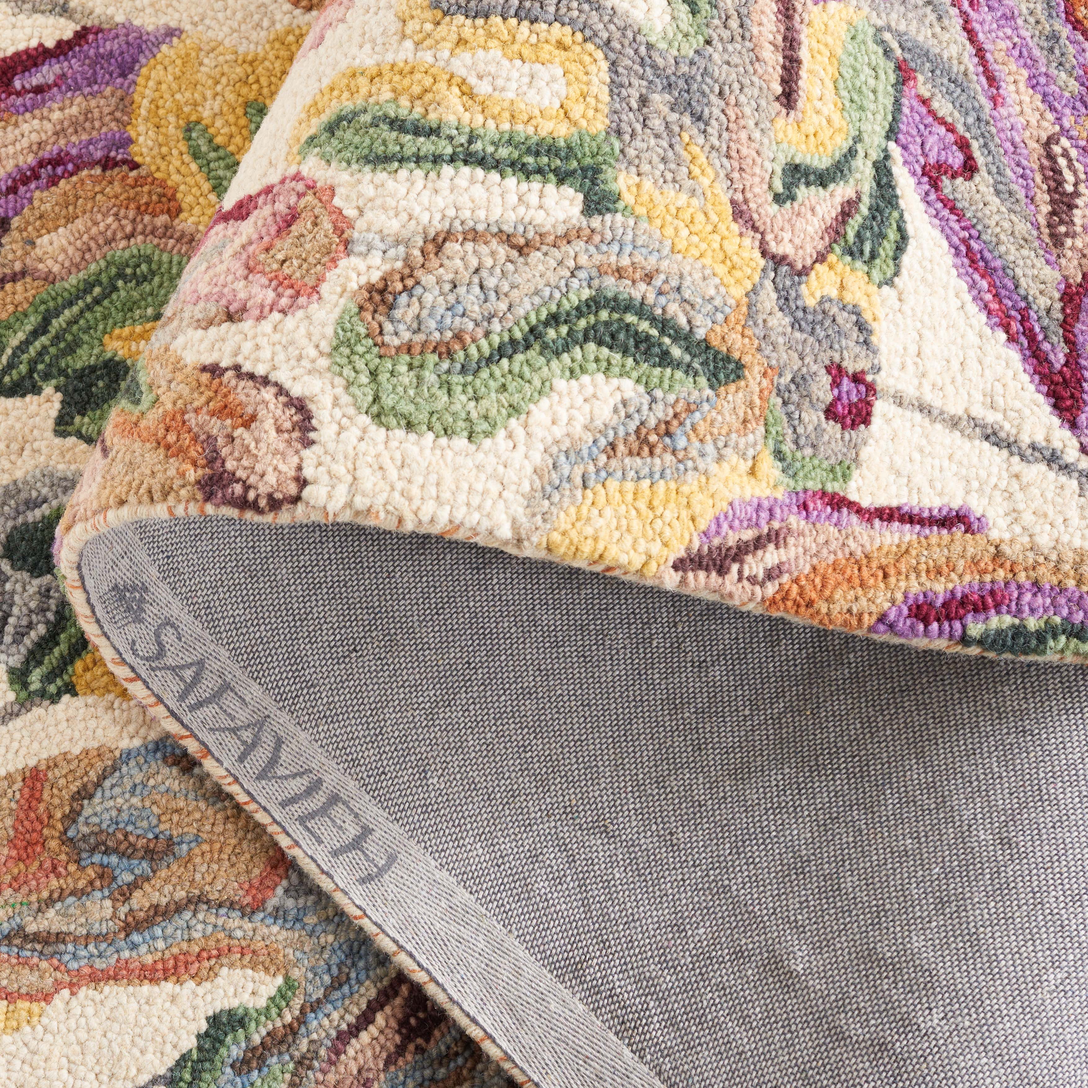 Safavieh Blossom Tina Floral Area Rug, Ivory/Plum, 9' x 12'