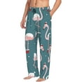 thumbnail image 2 of Easygdp Flamingo Men's Pajama Pant, Sleep Elastic Waistband Lounge Pants - XX-Large, 2 of 9