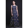 thumbnail image 4 of Bimba Floral Women Round Neck Printed Evening PartyÂ&nbsp;DressÂ&nbsp;Sleeveless Gown-XX-Large, 4 of 5