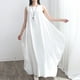 thumbnail image 4 of Mujeres Maxi vestido de túnica sin mangas más bolsillos de tamaño O cuello suelto mori swing vest MABOTO Vestido, 4 of 7