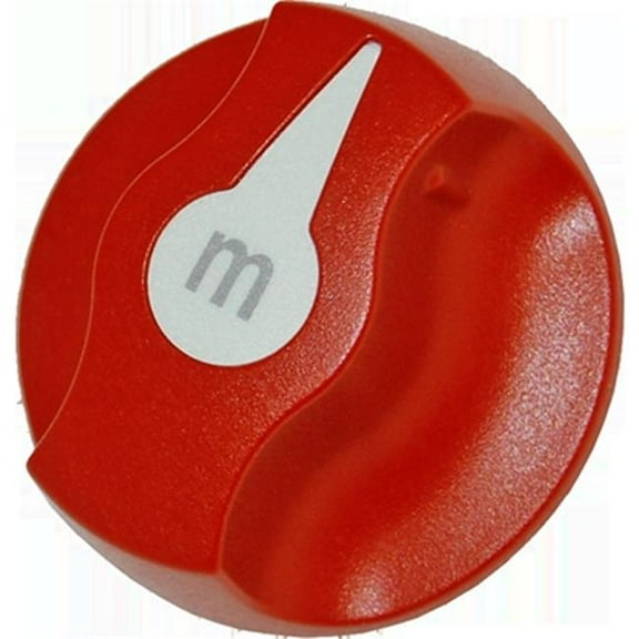 Blue Sea Systems  M Series Battery Switch Replacement Knob, Red