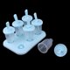 thumbnail image 3 of Plástico Hogar Cocina 6 Compartimentos DIY Frozen Candy Ice Lolly Mold Set Azul Claro, 3 of 4