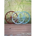 thumbnail image 5 of Leigh Country 30" Red Wash Wagon Wheel, 5 of 5