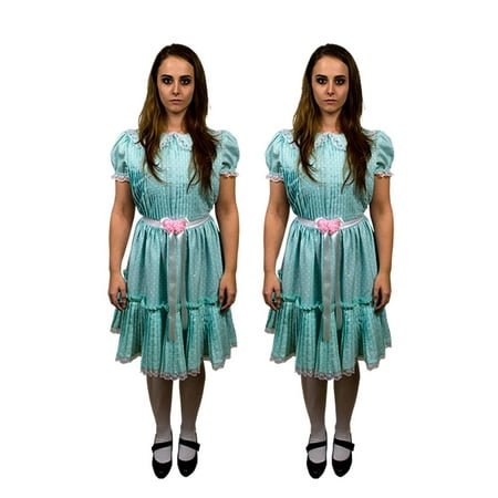 The Shining Grady Twins Adult Halloween Costume-One Dress Included