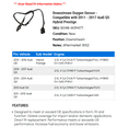 thumbnail image 2 of Downstream Oxygen Sensor - Compatible with 2011 - 2017 Audi Q5 Hybrid Prestige 2012 2013 2014 2015 2016, 2 of 2