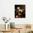 thumbnail image 3 of Nawypu  Moody Floral Wall Art Painting Dark Academia Wall Decor Vintage Botanical Canvas Wall Art Victorian Flower Art Pictures Vintage Floral Prints for Room Bedroom, 3 of 5