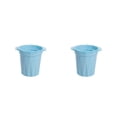 thumbnail image 3 of Wosthever Moldes para vasos de hielo, bebidas, jugo, herramienta para beber, molde para hacer hielo, bandeja de congelación de gran tamaño, Azul 2piezas, 3 of 6