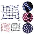 thumbnail image 4 of Bike Carrier Cargo Net 16" *16" Bicycle 6 Hooks Web Mesh Luggage Helmet Holder, 4 of 7