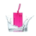 thumbnail image 6 of Jelly Luggage Tags 4 Neon Pink | High Visibility Travel Tags Easy to Spot Bags | Made in USA, 6 of 8
