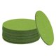 thumbnail image 1 of Posavasos de bebida de fieltro Uxcell, posavasos para taza de café de 3.5 pulgadas, protegen los muebles y la mesa para uso en el bar de casa, verde, 1 of 6