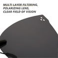 thumbnail image 4 of Clip On Sunglasses Rimless Clips Onto Nearsighted Glasses for Men Women, 4 of 5