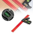 thumbnail image 5 of 11.81 & 15.74 Duty Combination Square Aluminum Alloy 45°/90°Woodworking Square Tool Multifunctional Rafter Combo Square Measuring Tools 1ml, 5 of 5