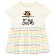 thumbnail image 3 of Inktastic My Mimi Loves Me Girls Owl Girls Baby Dress, 3 of 5