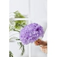 thumbnail image 3 of ZOELNIC 10pcs Artificial Flowers Realistic Hydrangea Flowers Bouquet for Wedding Party Office Home Decor,Purple, 3 of 4