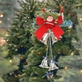 thumbnail image 4 of Stijggn Christmas Bell Hanging Ornaments Christmas Tree Decorations Christmas Tree Hanging Ornament Metal Jingle Bells for Christmas Wreath Tree Door Decor, 4 of 6