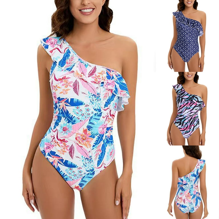 nsendm Female Underwear Adult Womens Bathing Suit Swimming Beach Swimwear  Bikini Set Bandeau Bandage Women Bikini Tops for Women Large Bust(Black, M)  
