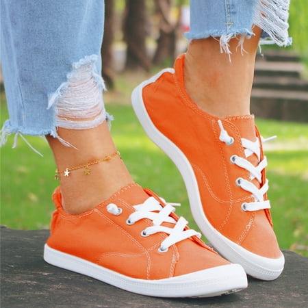 

Women s Canvas Shoes Vulcanize Soft Ladies Autumn Loafers Flat Shoes Sneakers