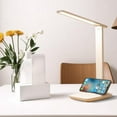 thumbnail image 3 of Binwennn LED Desk Lamp With Control Good For Reading Flicker 3 Color Modes Foldable For Desk And Eye Suitable For Home Dormitory USB Interface Nightlight Projection Night Light Baby Bedroom Light, 3 of 5