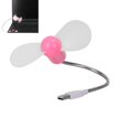thumbnail image 2 of USB Rechargeable Mini Portable Fan Handheld Travel Folding Fans for Home Office, USB Fan Clip Desk Personal Fan, Table Fans - Pink, 2 of 4