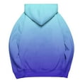 thumbnail image 5 of BiZtdJrK Womens Gradient Sweatshirt Long Sleeve Pullover Sweatshirts with Pocket Lightweight Workout Gym Drawstring Hoodies Blue S, 5 of 6