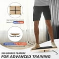 thumbnail image 5 of Yes4All 360 Degree Rotation Rocker Wooden Balance Board, Anti-Slip Wobble Board for Physical Therapy, Advanced Balance Training & Fitness Exercises, 5 of 6