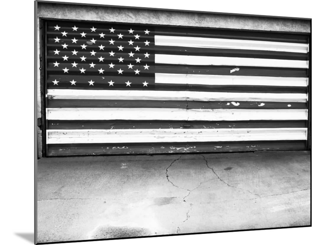 Patriotic American Flag Garage Door Albuquerque New Mexico