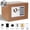Brown, variant on Digital Security Fireproof Safe Box Stainless Steel Anti-theft for Document Money Valuables, Black