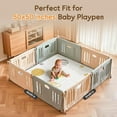 thumbnail image 2 of Foldable Baby Play Mat, PIGLOG Waterproof Playmats for Babies and Toddlers Kids, Safe Foam Playmat for Tummy Time, 50x50 Playpen Mat, Reversible Baby Floor Mat for Infant, Toddler, Vast Planet, 2 of 5