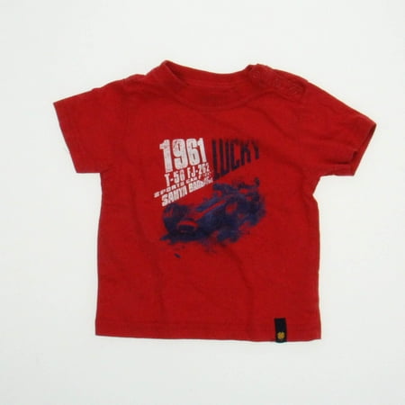 

Pre-owned Lucky Brand Boys Red T-Shirt size: 12 Months