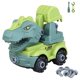 thumbnail image 2 of Tire hacia atrás Dinosaur Car DIY Juguetes de construcción con herramienta Tuerca Kits de tornillos Vehículos de construcción Dinosaur Truck Learning Excavador Yotijar rompecabezas juguetes de coche, 2 of 10