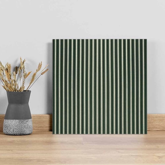 Teal Striped Wall Art Painting on Canvas, Turquoise Modern Abstract Art Aesthetics Canvas Art Home Prints Wall Art Framed Modern Artwork for Living Room Bedroom Wall Decor 8x8in