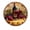 FFclock017, variant on ZXCXRQFa Grapes Wine Glass Bottle Home Decor Butterfly Round Wood 10 Inch Wall Clock Non Ticking Silent Clock Art for Living Room Kitchen Bedroom Decorative