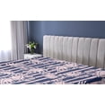 thumbnail image 5 of Ambesonne Tropical Leaves Fitted Sheet, Art Dreamy Monstera, Queen Size, Pale Pink Indigo, 5 of 5