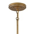 thumbnail image 4 of 1 Light Medium Drum Chandelier In Traditional-Rustic-Industrial Style 15.25 Inches Wide By 19.75 Inches High-Rustic Brass Finish Hinkley Lighting, 4 of 9