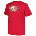 thumbnail image 2 of Men's Fanatics Brock Purdy Scarlet San Francisco 49ers Big & Tall Player Name & Number T-Shirt, 2 of 3