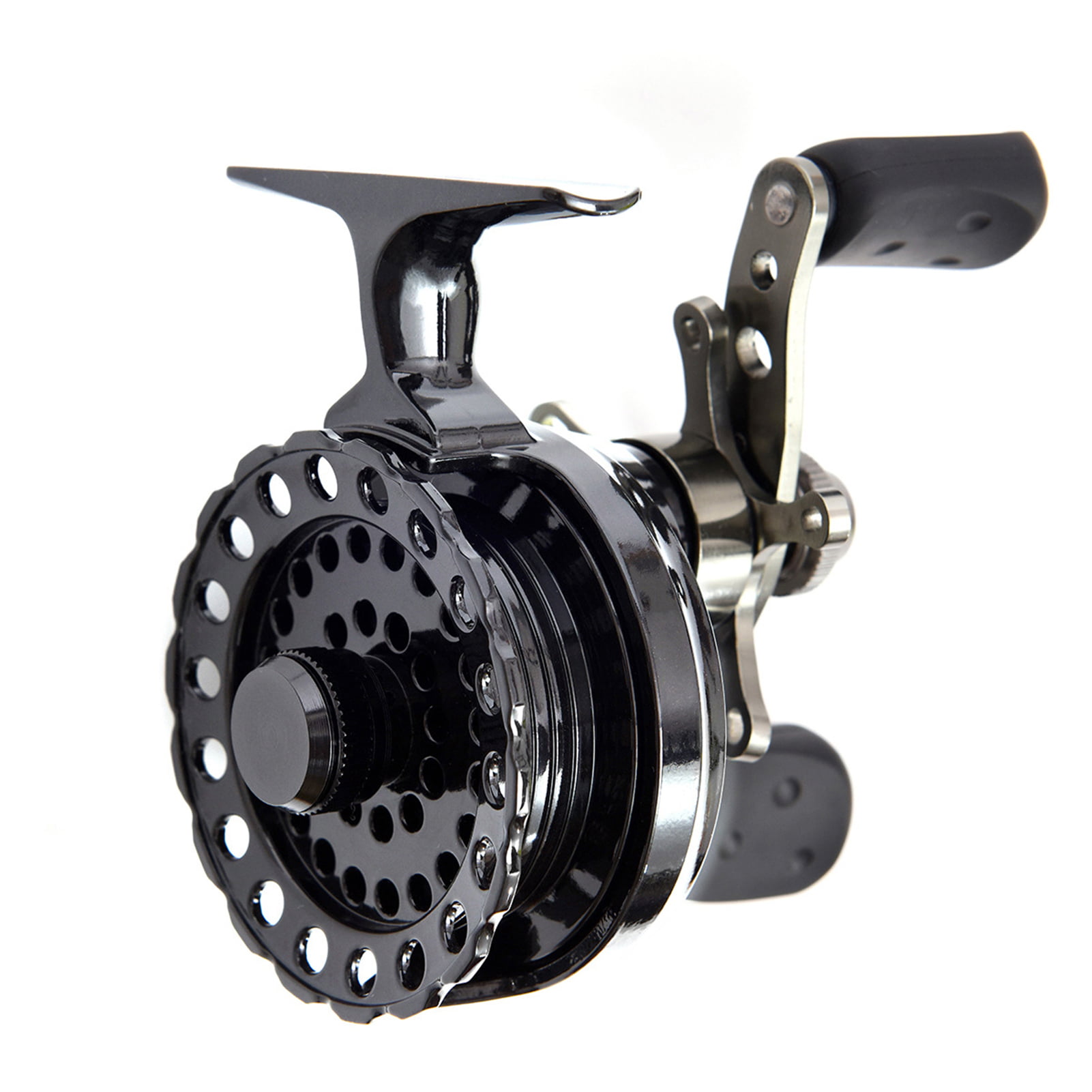 Black Fishing Reel Body Light Raft Fly Sea Fish Front Wheel Reel Small Coils S 