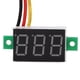 thumbnail image 2 of Mini voltímetro digital - 5 piezas 0.36 pulgadas LED tubo digital Mini voltímetro DC 0-100V Medidor de voltaje de 3 cables 5 colores, 2 of 11