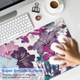 thumbnail image 4 of Long Mouse Pads for Desk,Pioneer Flower Floral Print Pattern Desk Mats on Top Of Desks, Desk Mouse Pad Extra Large with 3mm Non-Slip Base and Stitched Edge for Gaming,Office,Work,Home 31.5"x11.8", 4 of 6
