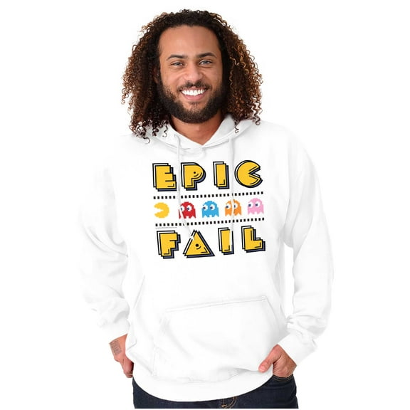 Hashtag Totally 80's Pacman Hoodie Sweatshirt Women Men Brisco Brands M