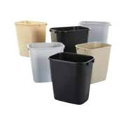 Rubbermaid Vanity Wastebasket, Beige, 2 Gal
