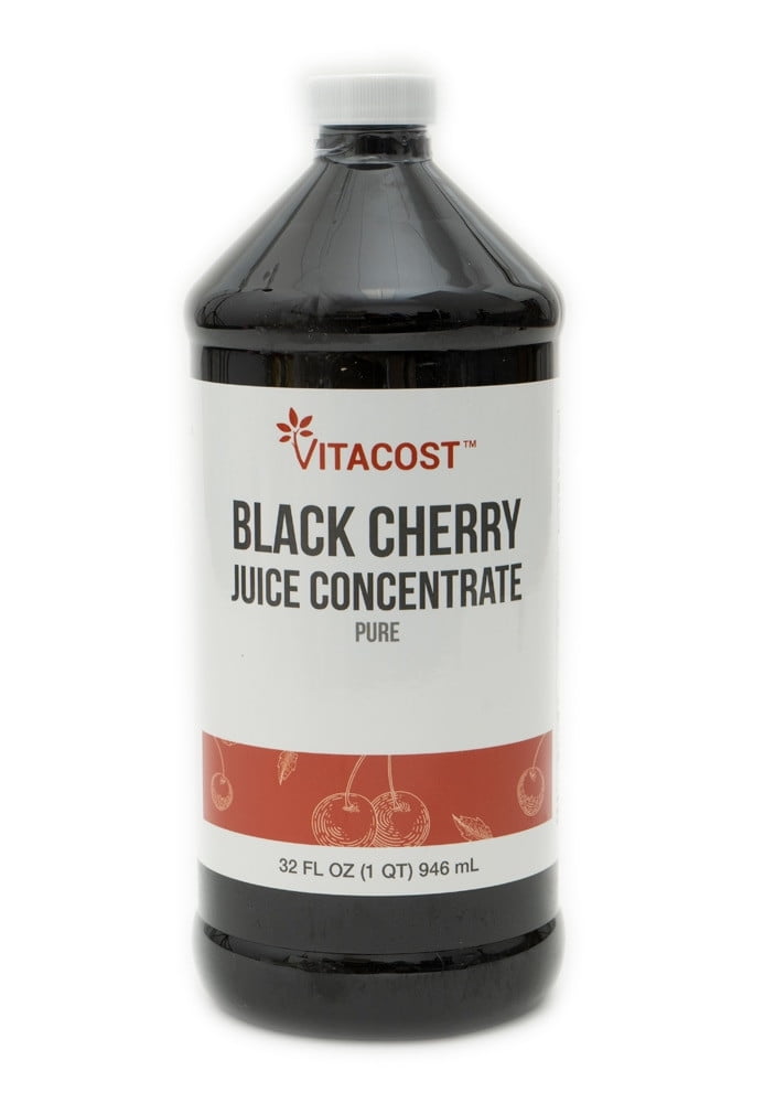 Black Cherry Juice Concentrate Pure 32 Fl Oz (1 Qt) 946 Ml