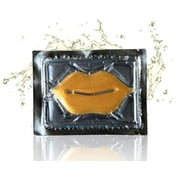 24K Gold Collagen Lip Treatment Mask, Creates Full-Lip Appearance, Reduces Wrinkles and Creases, Hydrates & Softens Skin Above & Below Lip Area, Rejuvenates the Lips