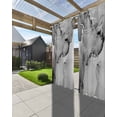 thumbnail image 3 of nqOlkjepod Outdoor Curtains for Patio Waterproof, Grey Marble Outdoor Privacy Panels Grommet, Nature Marble Stone Ripple Modern Art Blackout Outside Curtains for Porch/Cabana 54"x95", 1 Panel, 3 of 8