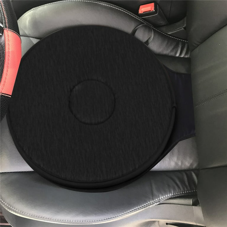 Swivel Cushion for Car for Elderly, 360° Rotation Portable Memory Foam