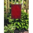 thumbnail image 2 of POGLIP Black Lumberjack Checkered Diagonal Plaid Red Pattern Darkened Corners Check Garden Flag Decorative Flag House Banner 28x40 inch, 2 of 2