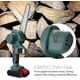 thumbnail image 3 of Sierra de poda eléctrica portátil y recargable de 21 V con 1 batería, motosierra pequeña para cortar madera, para cortar ramas de huerto de jardín, 3 of 5