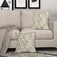 thumbnail image 3 of Sage Green Brown Vintage Floral Pillow Covers 20x20 Inch Set of 2 Chinoiserie Flower Netural Decorative Throw Pillowcases Rustic Farmhouse Accent Outdoor Cushion Cases Decor for Sofa Couch Bed, 3 of 8