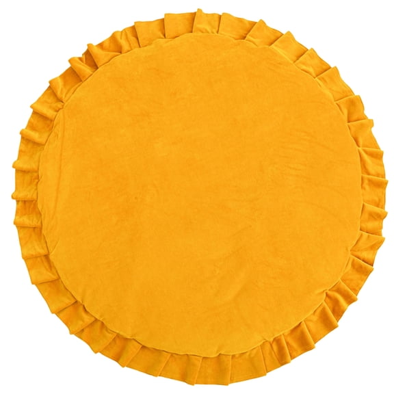 Baby Crawling Blanket Round Soft Padded Crawling Blanket Padded Children's Rug Play Mat， In 6 Colors For Your Choice，Parent Child Interaction Mat，Can Be Used With A Tent Sitting Ring Cushion Seat