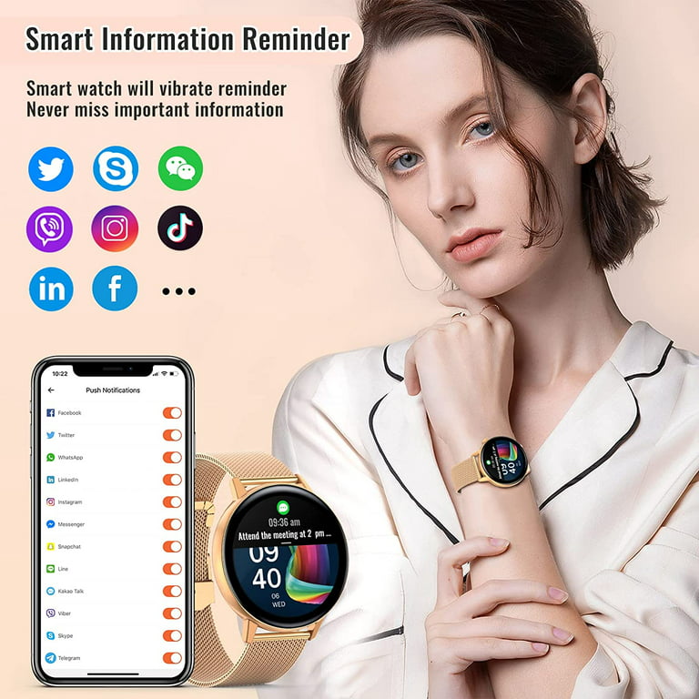 Best Android Watch For Women  Women's Smartwatch For Iphone – For Women USA