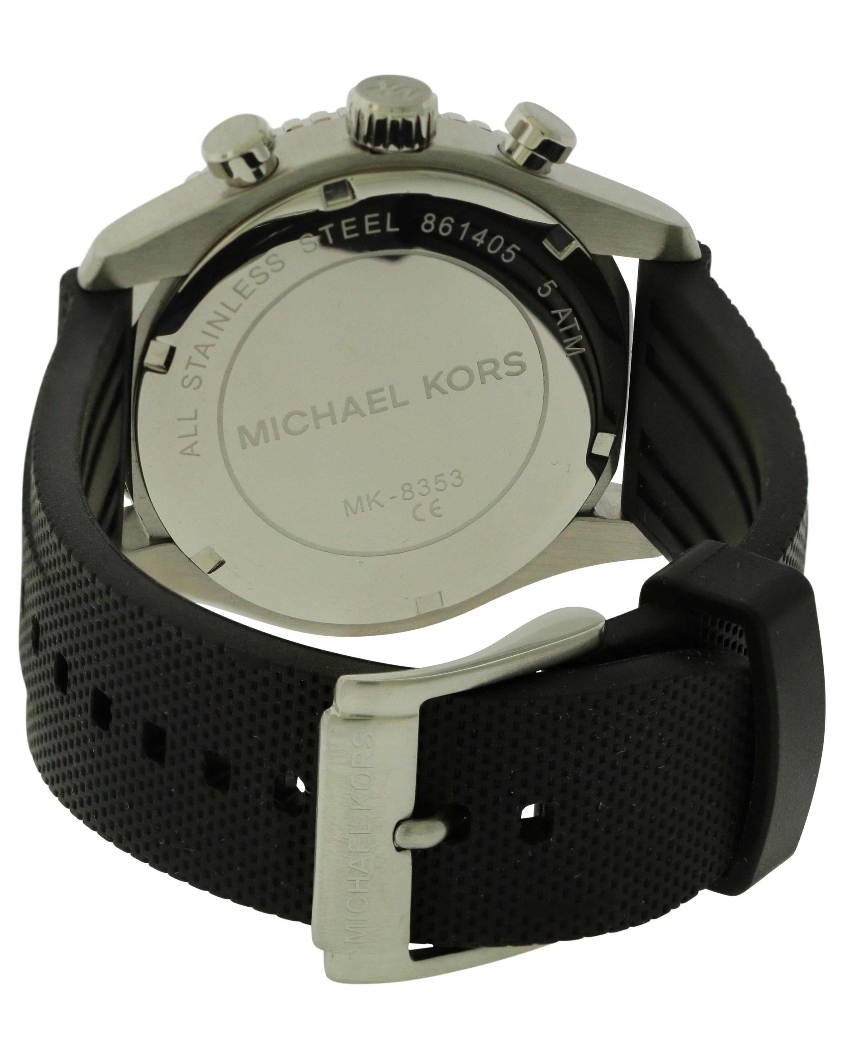 Michael Kors Men's Richardson Silicone Chronograph Watch MK8353